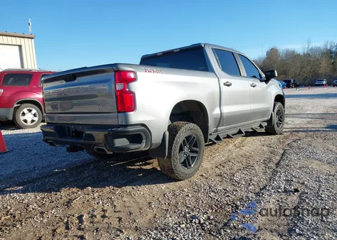 2019 Chevrolet Silverado 1500 Custom Trail Boss z USA, uszkodzony, nr VIN 1GCPYCEF6KZ308942